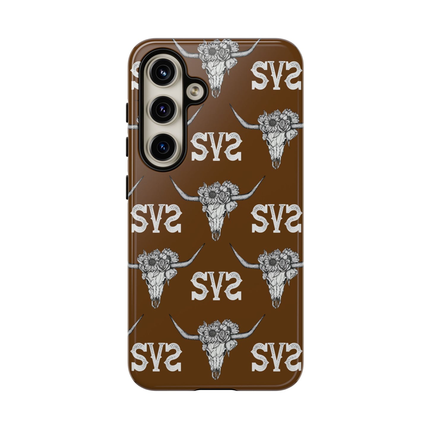 Blooms & Bone | Brown Phone Case