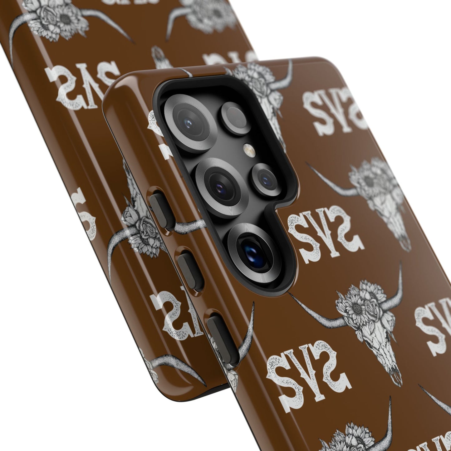Blooms & Bone | Brown Phone Case