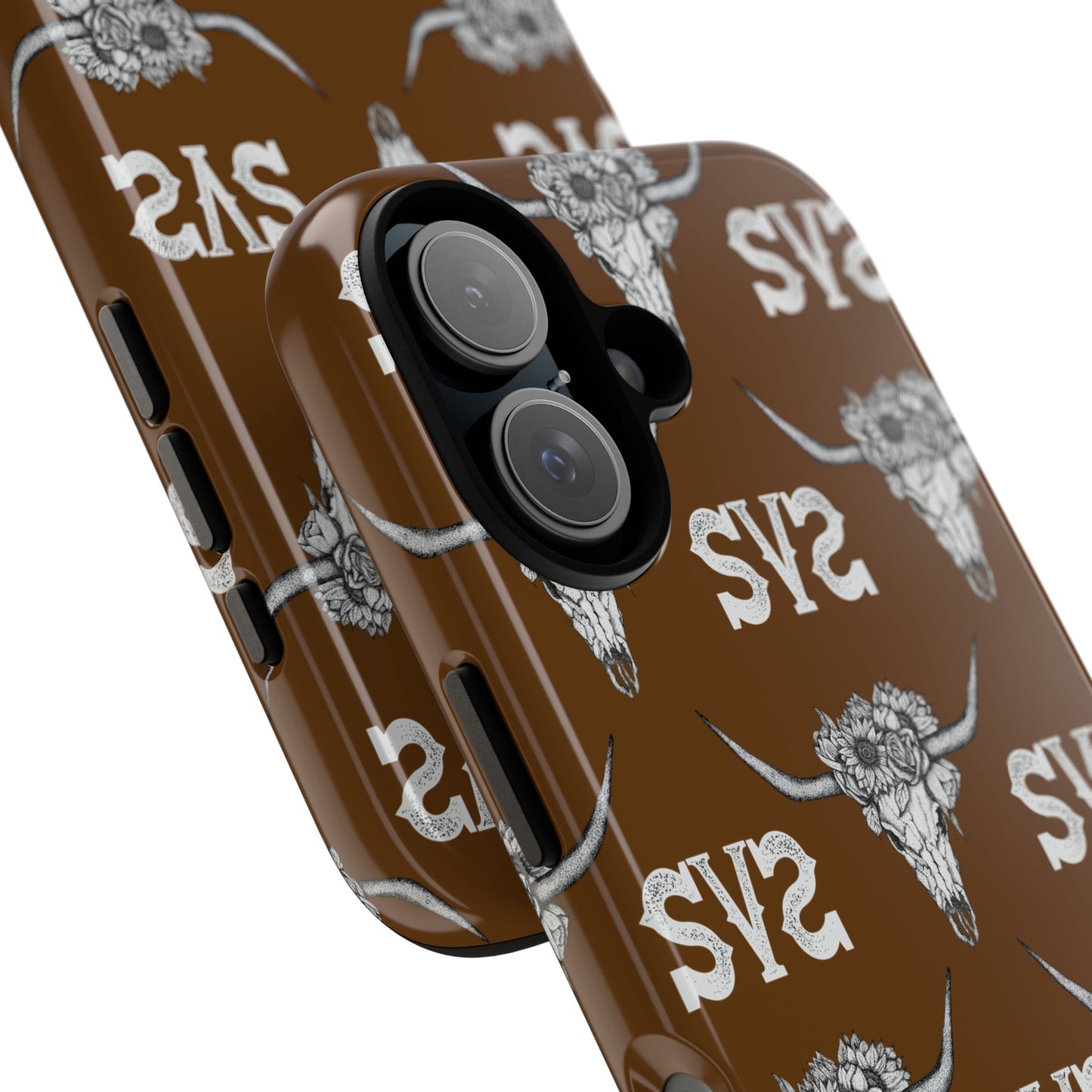 Blooms & Bone | Brown Phone Case