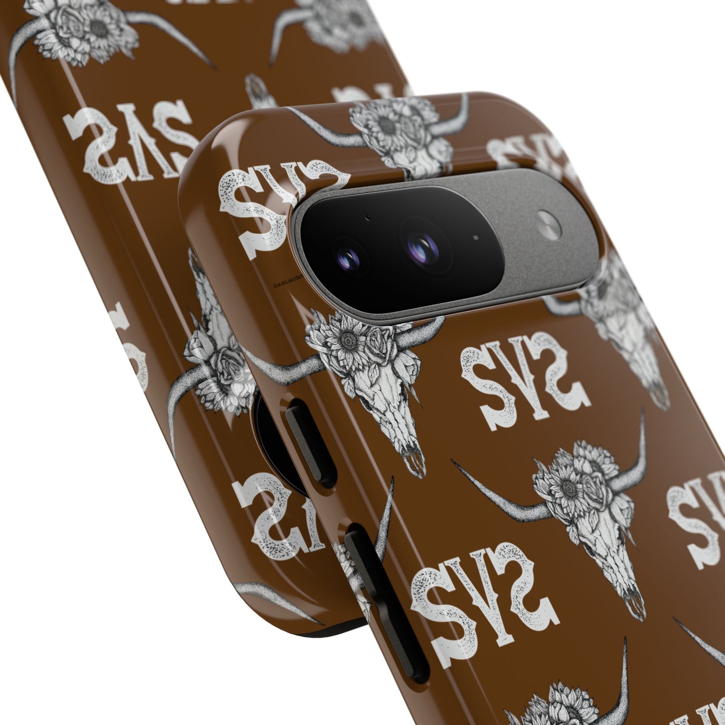Blooms & Bone | Brown Phone Case