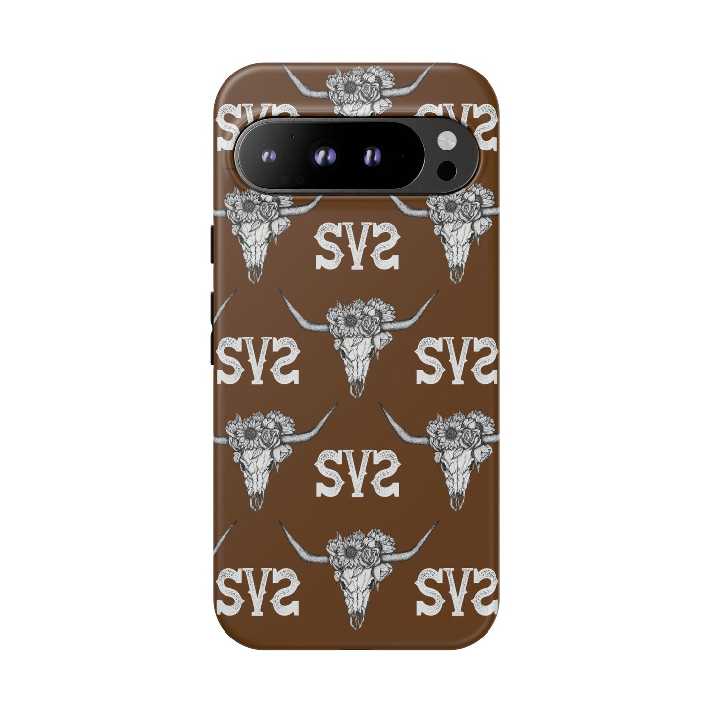 Blooms & Bone | Brown Phone Case