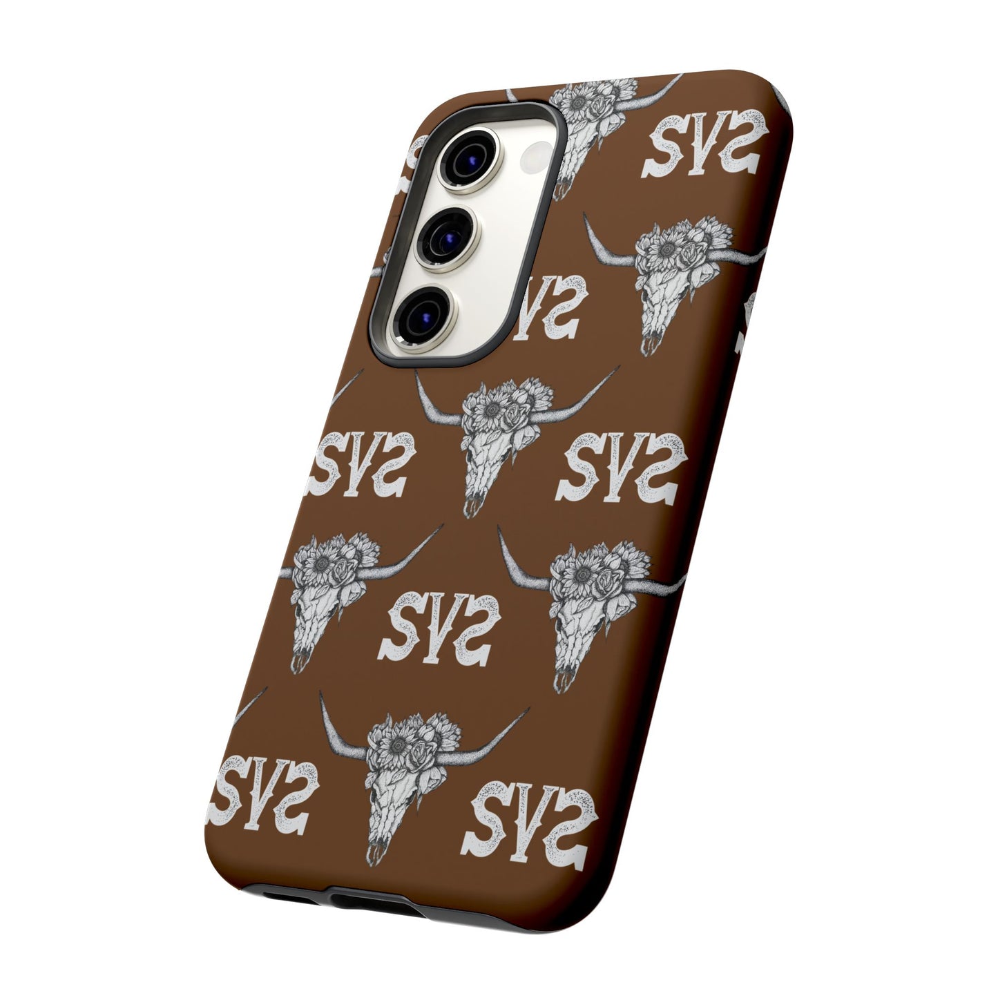 Blooms & Bone | Brown Phone Case