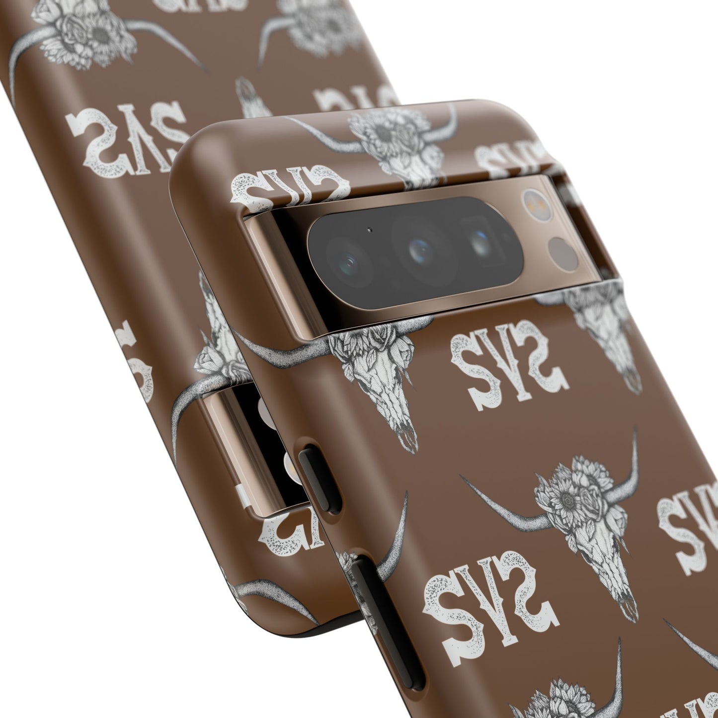 Blooms & Bone | Brown Phone Case