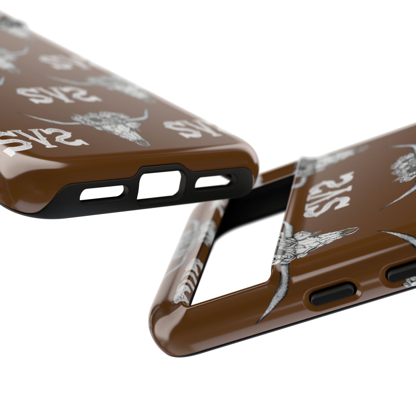 Blooms & Bone | Brown Phone Case