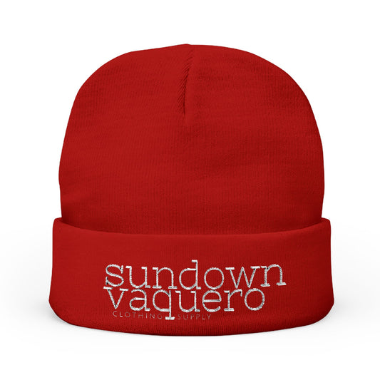 SVS Embroidered Beanie