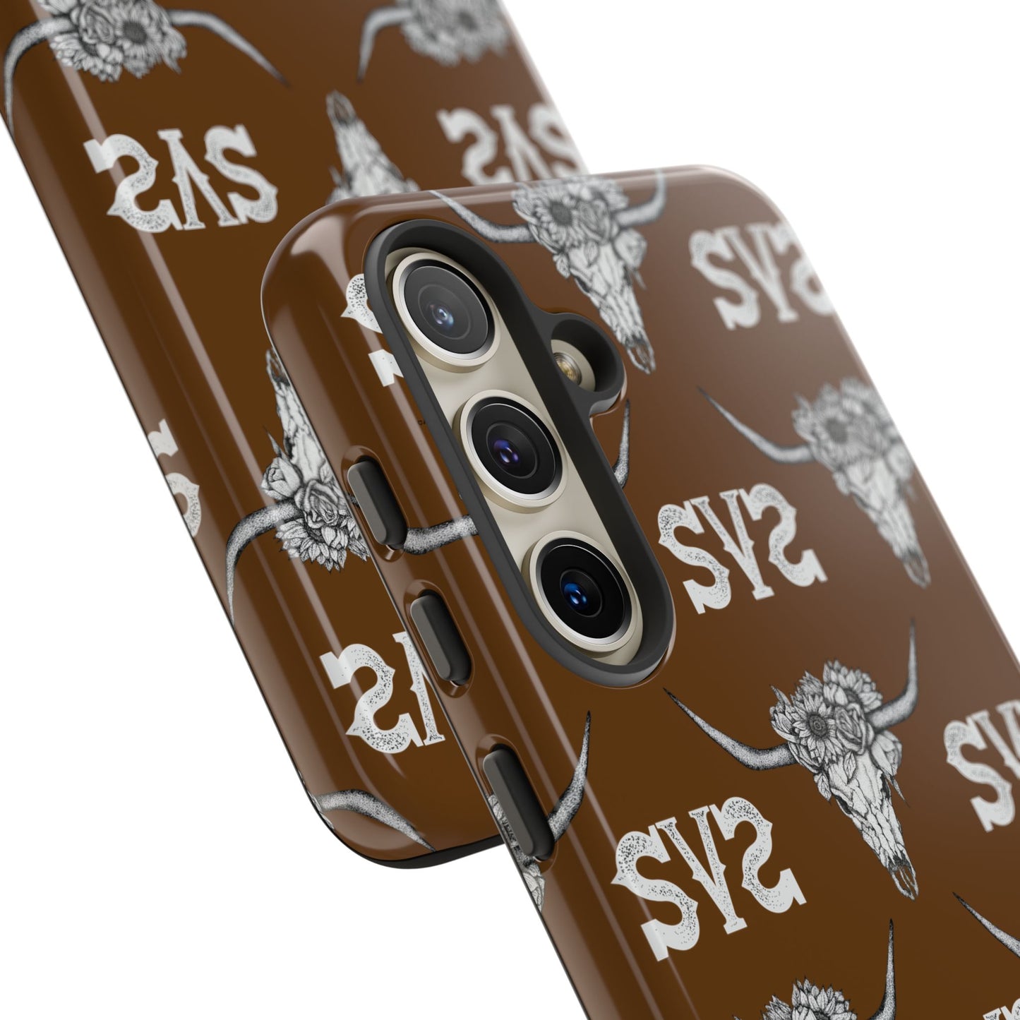 Blooms & Bone | Brown Phone Case