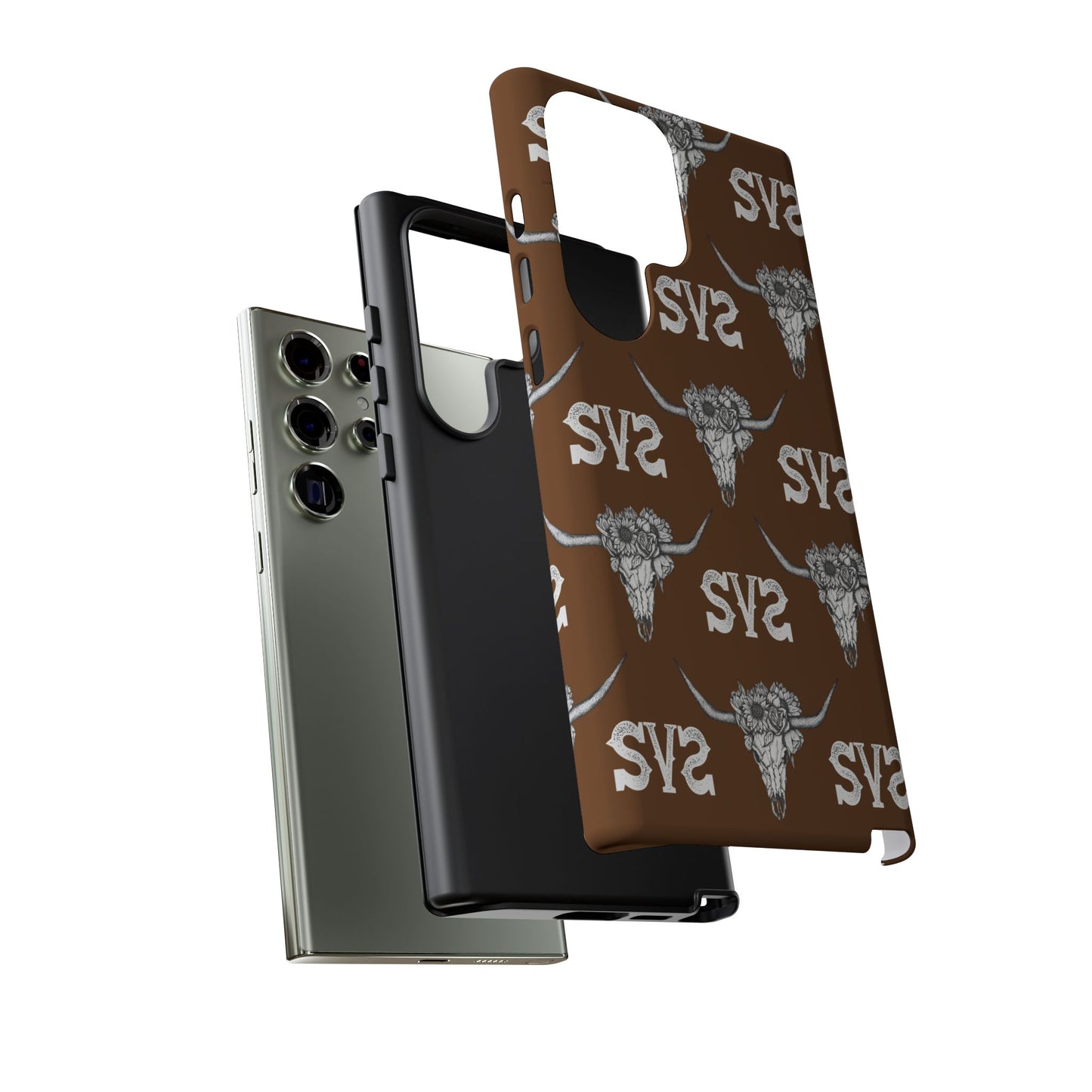 Blooms & Bone | Brown Phone Case