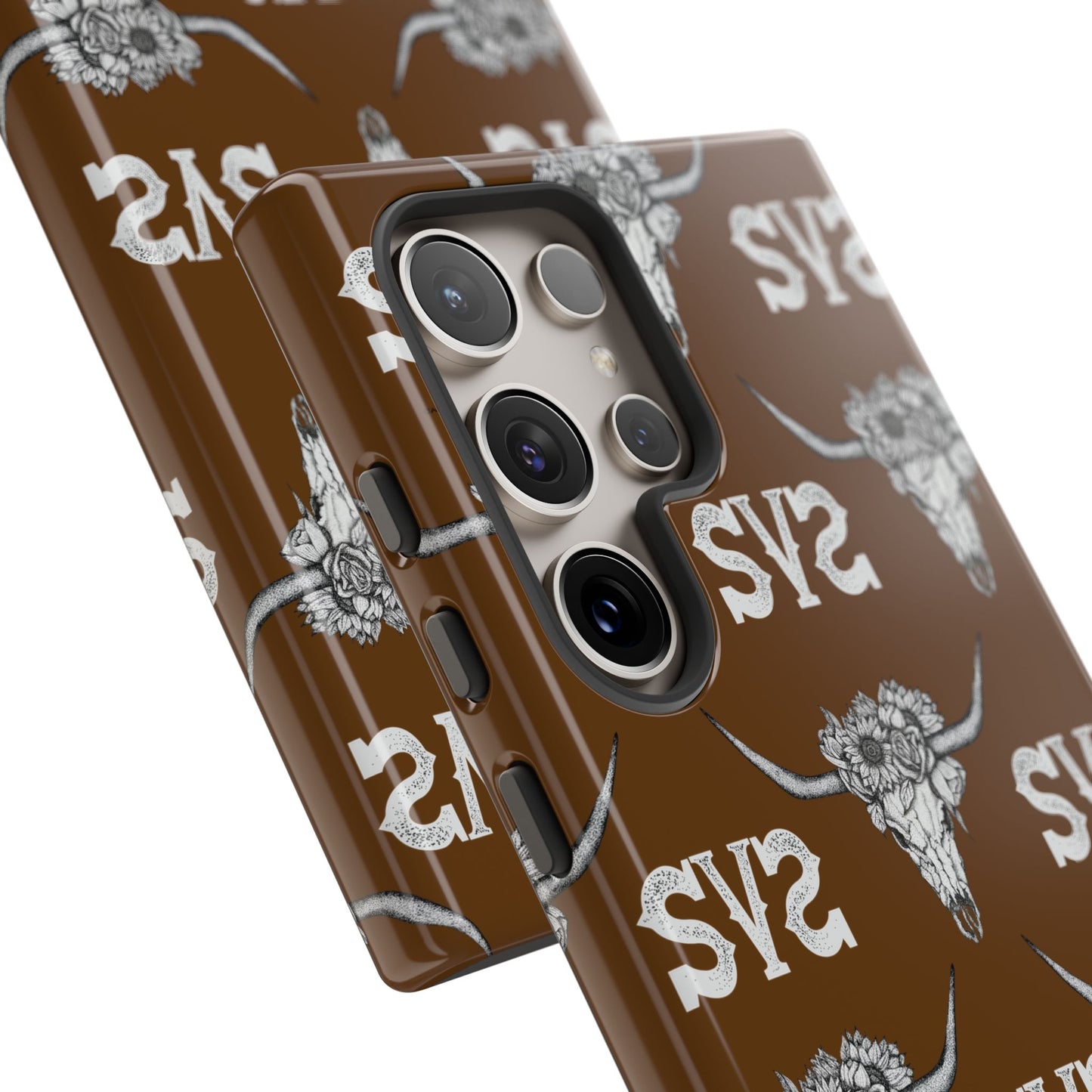 Blooms & Bone | Brown Phone Case
