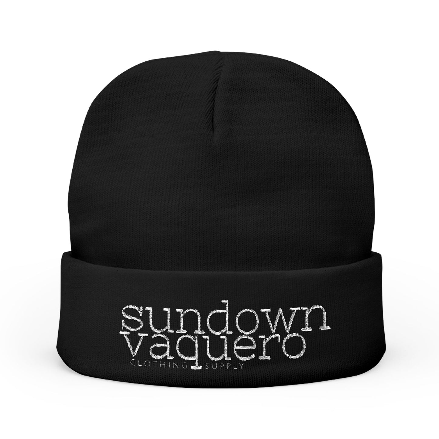 SVS Embroidered Beanie