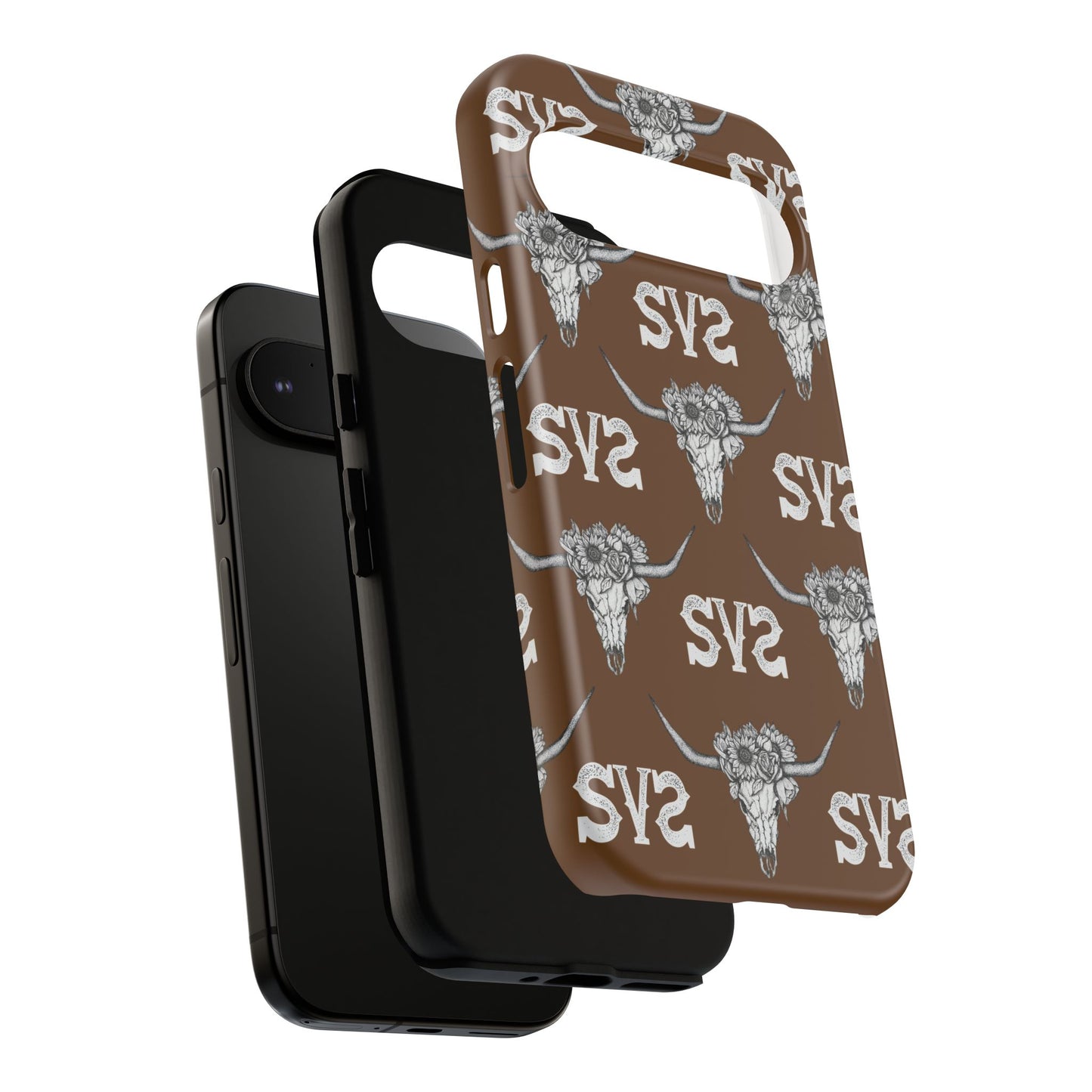 Blooms & Bone | Brown Phone Case